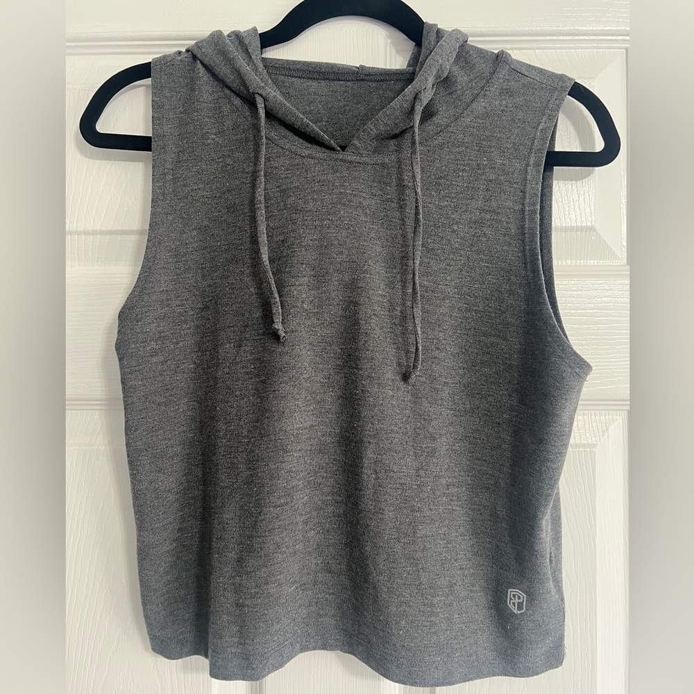 Born Primitive Charcoal Sleeveless Hoodie